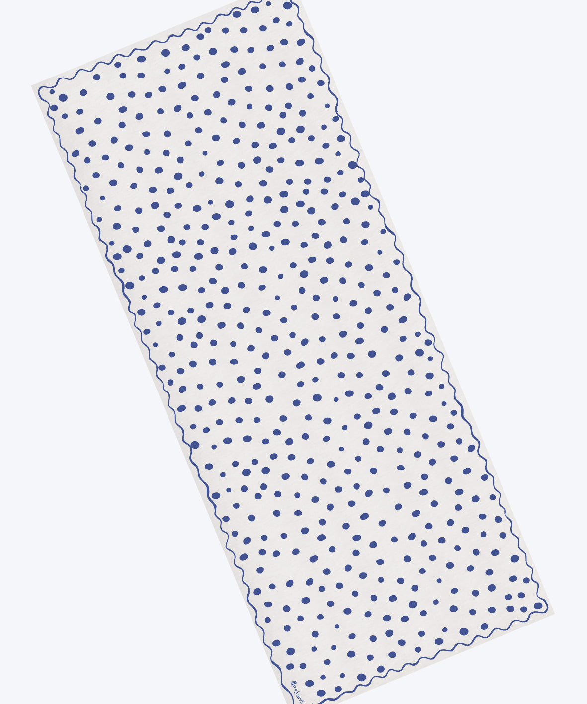 Polka Dot Linen Tablecloth