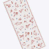 Cherubs & Reindeer Linen Tablecloth