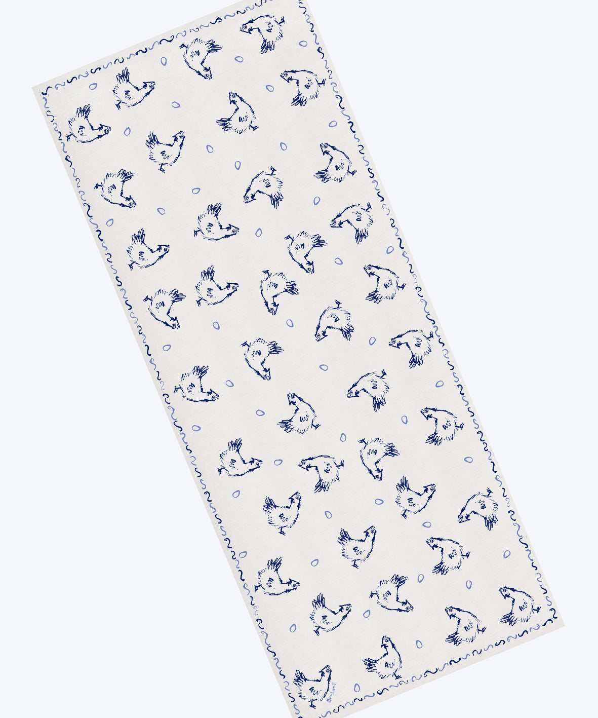 Hens & Eggs Linen Tablecloth