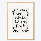 Une Siesta S'il Vous Plaît
