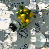 Bon Appétit Linen Tablecloth