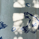 Hens & Eggs Linen Tablecloth