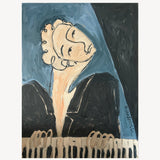 Olivia Sewell Original Painting 'THE LONELY PIANO MAN'
